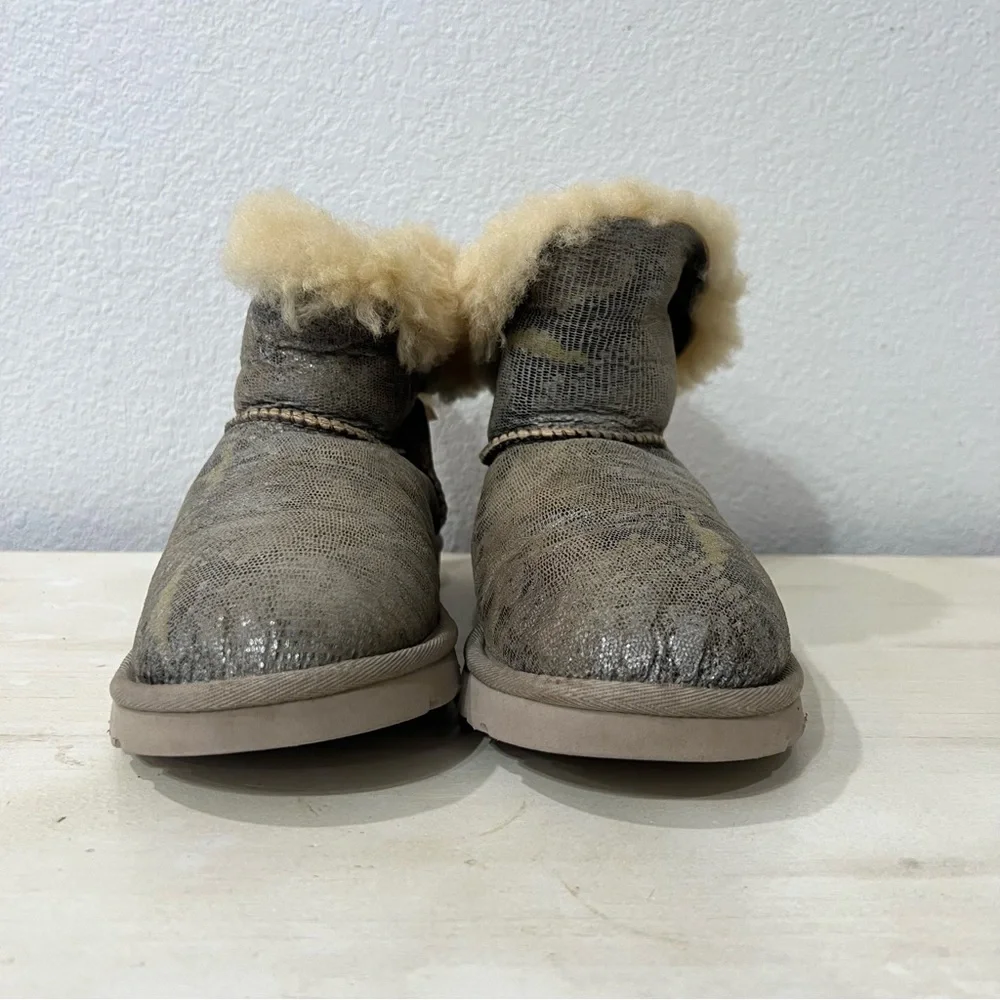 Ugg Snake Skin Bailey Short Boots